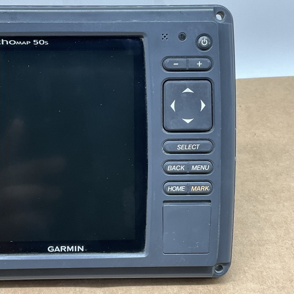 Garmin echoMAP 50s GPS Chartplotter Display For Parts, Not Working