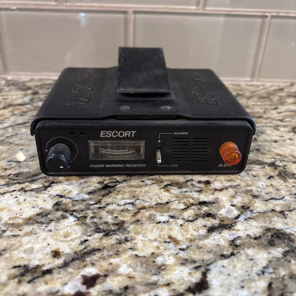 Escort Cincinnati Microwave Radar Warning Receiver Detector Vintage - UNTESTED!