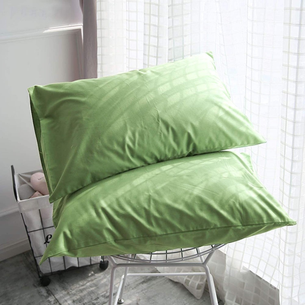 Microfiber King Pillowcases, Fade Resistant, 2 Pack, Green