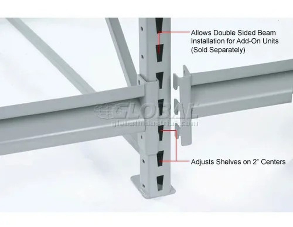 Global Industrial? Upright Frame, 18"D X 72"H