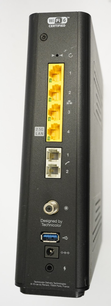 Technicolor Vantiva cable modem router WiFi 6 CGA437TTCH3