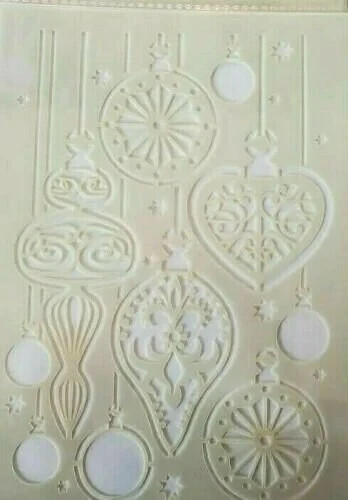 CraftbuddyUS Beautiful Baubles Stencil (DBST26)