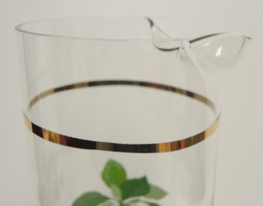 Very Nice Vintage Beverage Pitcher With Pinched Spout
