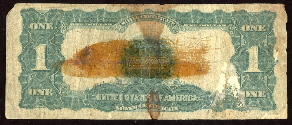 1899 Large Size $1 Silver Certificate Black Eagle