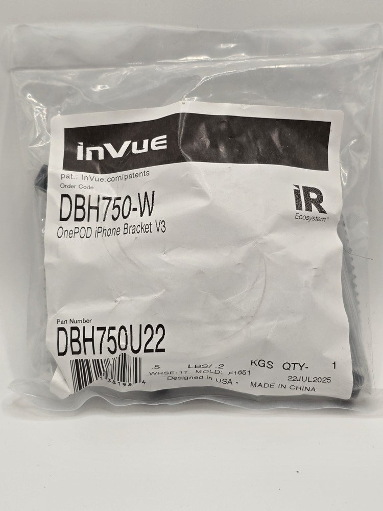 InVue DBH750-W OnePOD Iphone Bracket