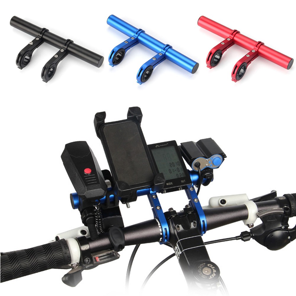 Bike Flashlight Holder Handlebar Bicycle Handle Bar Extender Mount Bracket MTB