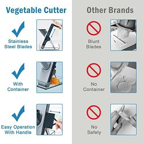 Mandoline Slicer for Kitchen, Kitchen Chopping Artifact, Vegetable Slicer Cutter