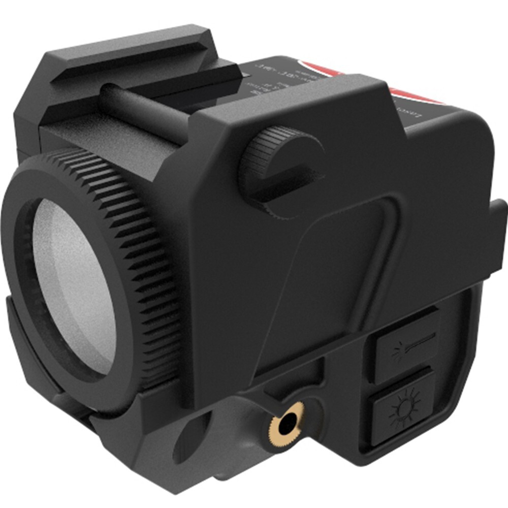 Laspur Compact Green/Red Laser Sight Flashlight Light Combo Rechargeable Battery