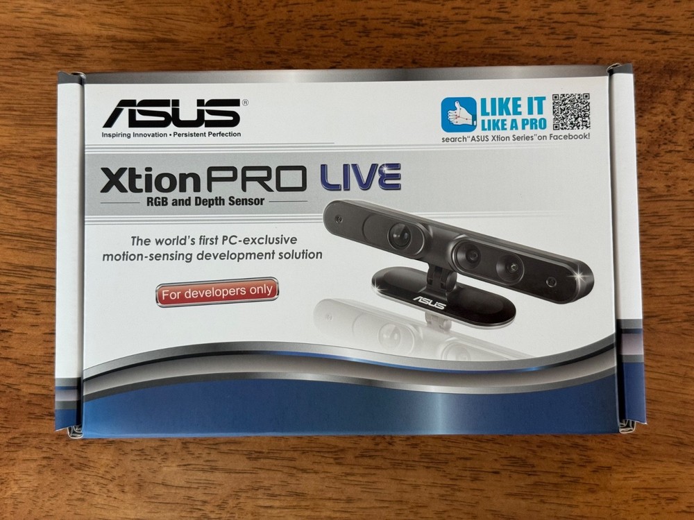 Asus Xtion Pro Live RGB and Depth Sensor for Developers