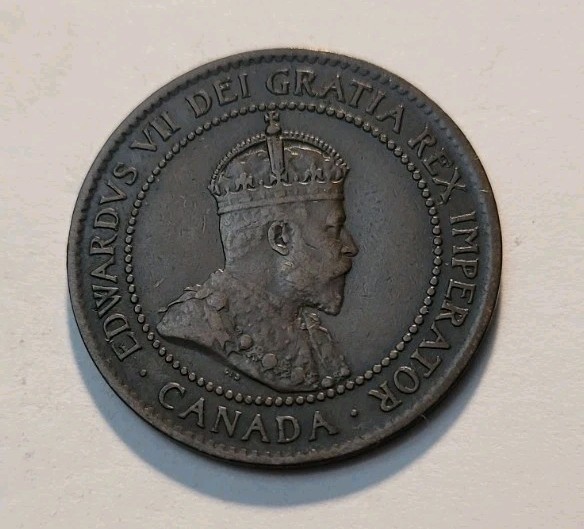 1904  Canada  One Cent King Edwards VII Large Cent