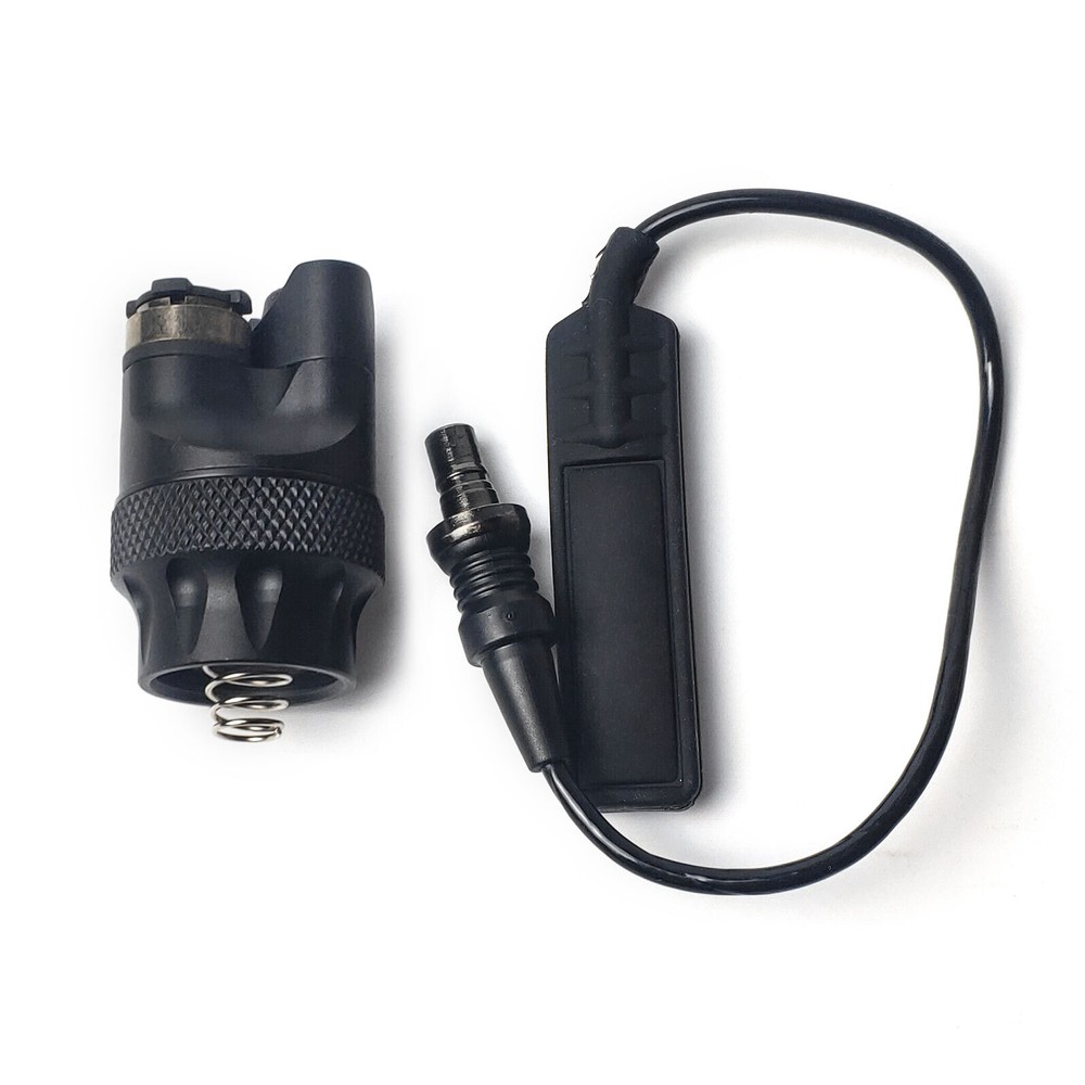 Weapon Dual Function Flashlight Switch Tail Cap+Pad Switch For M300 M600 Series