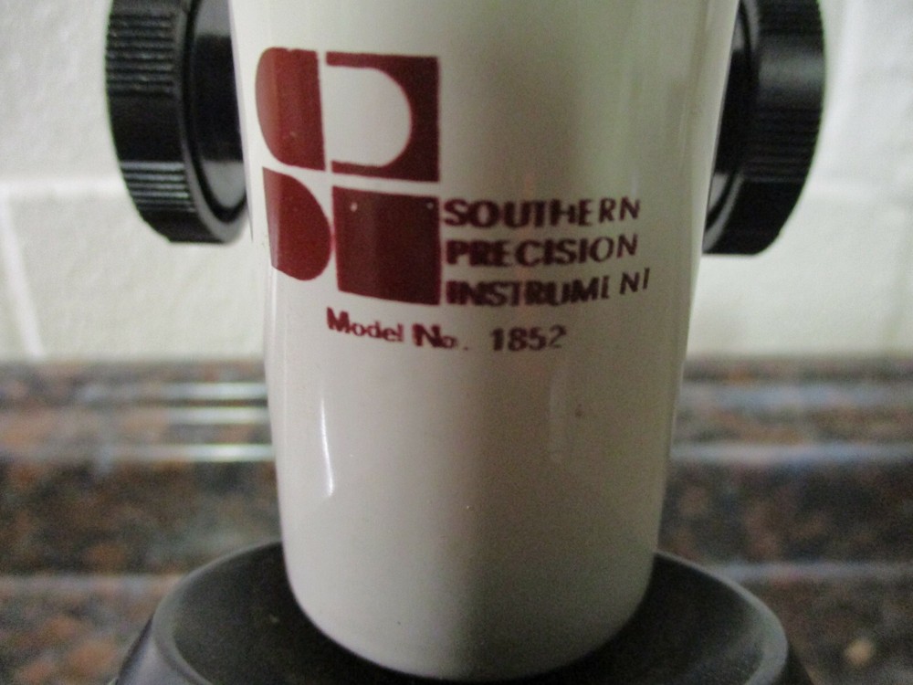SOUTHERN PRECISION MICROSCOPE MODEL 1852 4X, 10X, & 40X LENSES