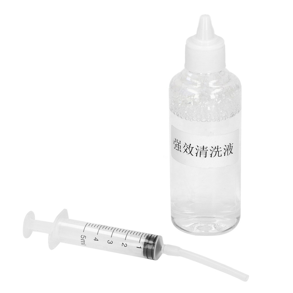 Ink Cleaning Solution Strong Dissolve Nozzle Dye Cleaning Fluid With Syringe