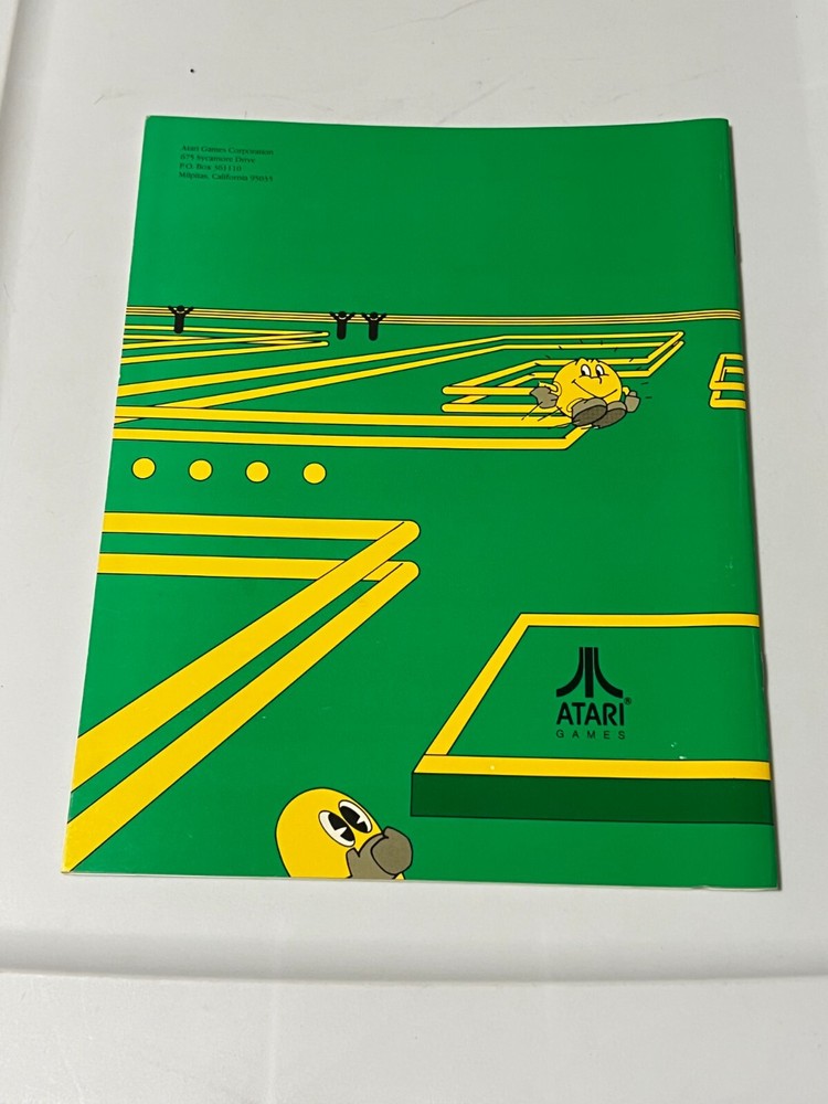 1987 ATARI PACMANIA OPERATORS MANUAL