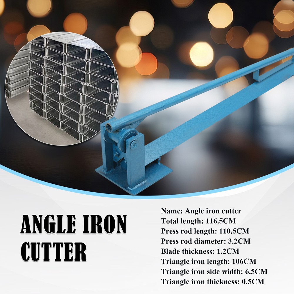 Right Angle Profile Scissors Cutting Machine Angle Steel Angle Iron Shelf