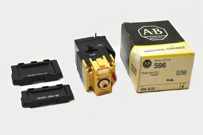 Allen Bradley 596-TL33 Pneumatic Timer, Left Hand, OFF-Delay