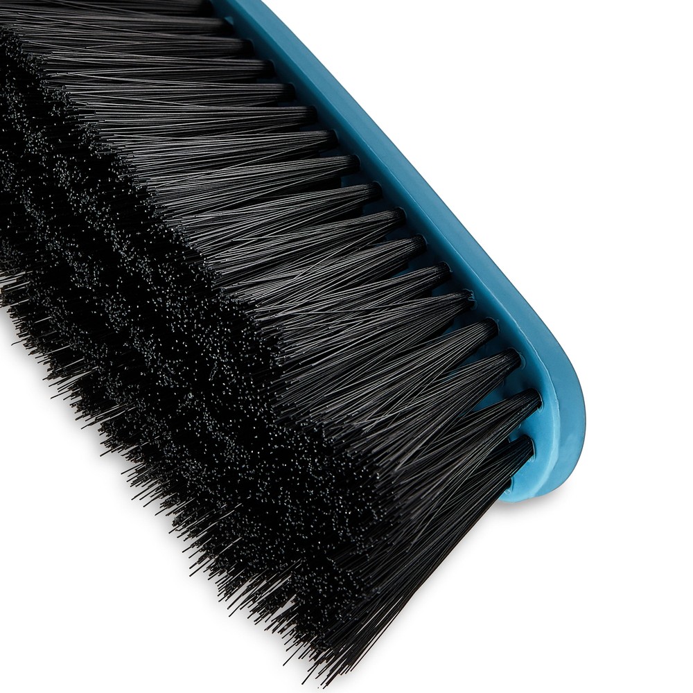 Great Value Dust Broom & Dustpan, Blue