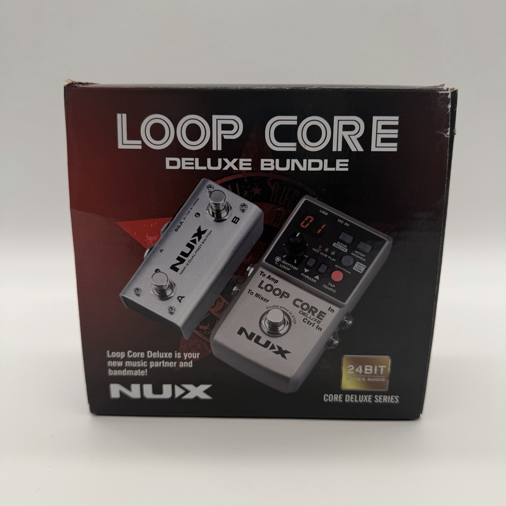 NUX Loop Core Deluxe Bundle Dual Foot Switch