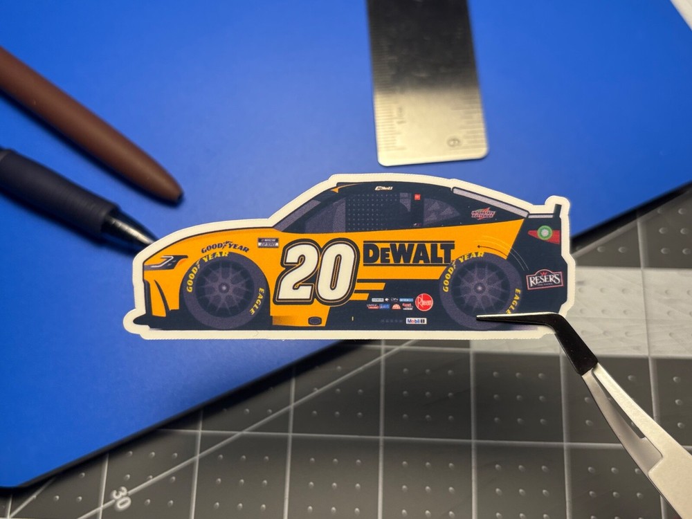 2025 Christopher Bell DeWalt Sticker