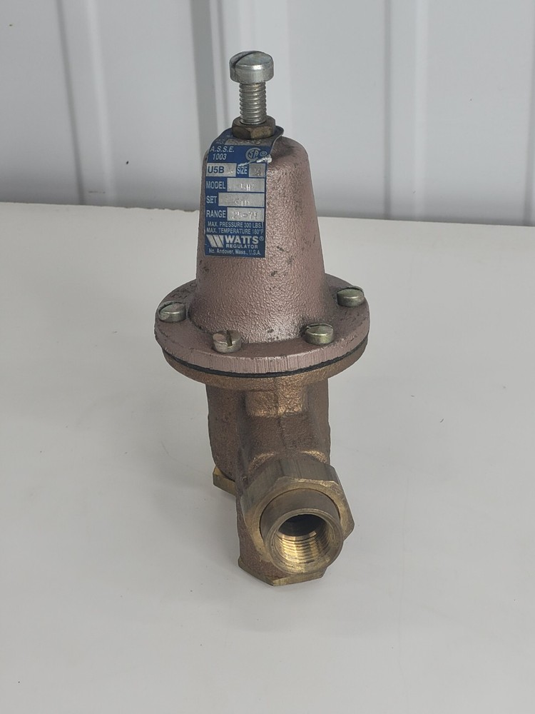 WATTS 0052978 1/2 U 5B STD 25-75 PSI WATER PRESSURE REDUCING VALVE NEW NO BOXc16