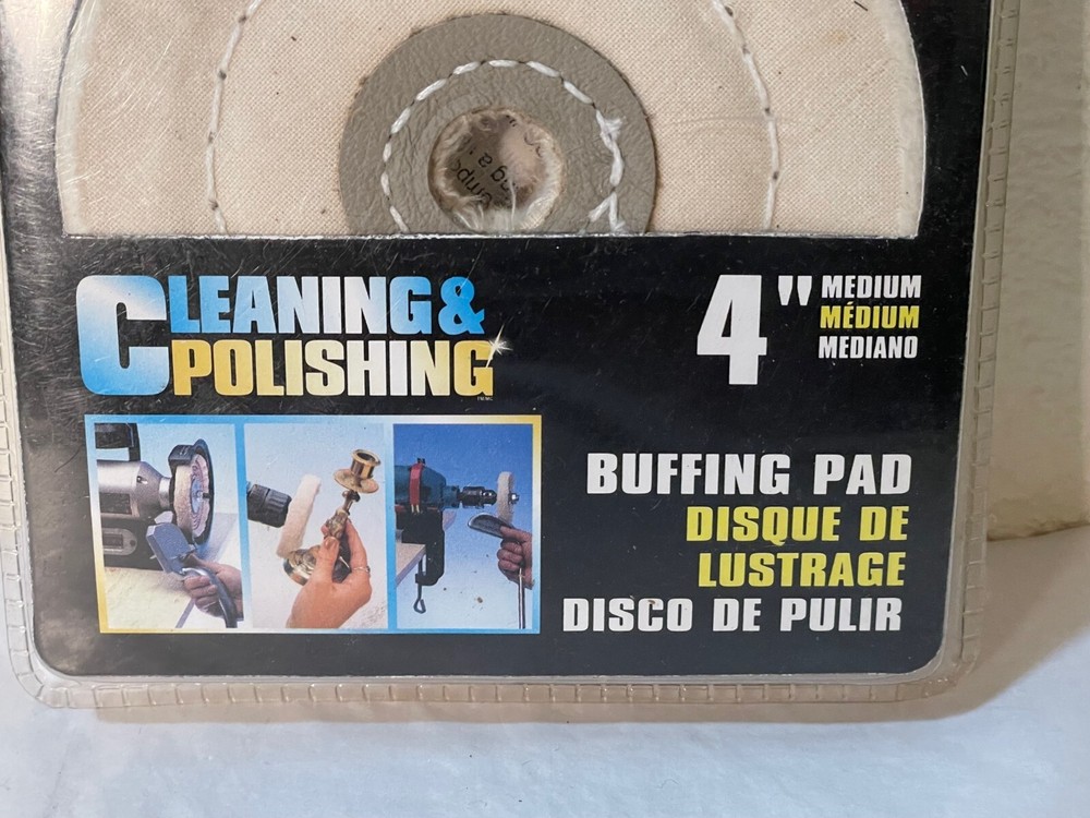 4" Diameter Medium Buffing Pad for Cleaning & Polishing Wheel, Mibro