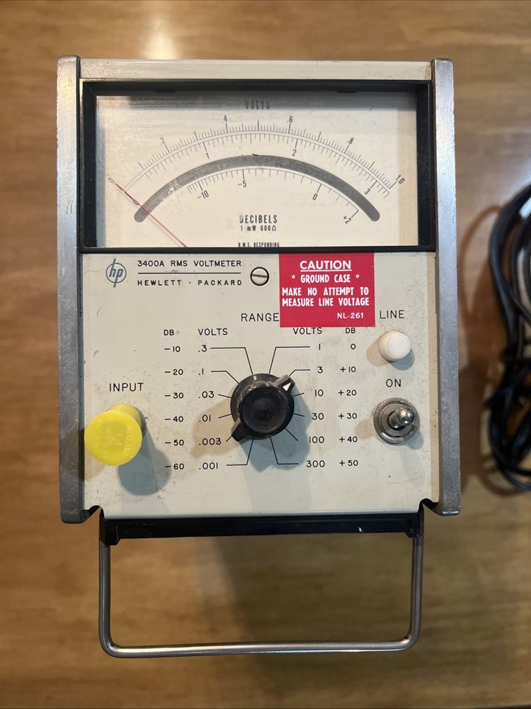 HP 3400A RMS Voltmeter