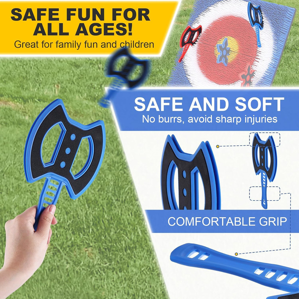 Throwing Axe for Axe Throwing Game for Backyard, Throwing Axe Set with Throwing