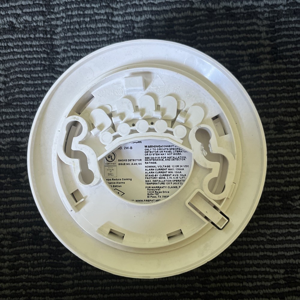 System Sensor 2W-B Smoke Detector 2-Wire White