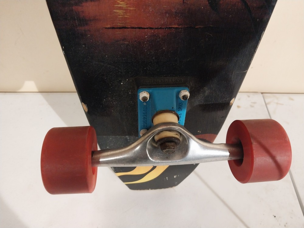 KRYPTONICS Beach Ocean Sun Down skateboard "SINCE MCMLXV" longboard - 36" Long