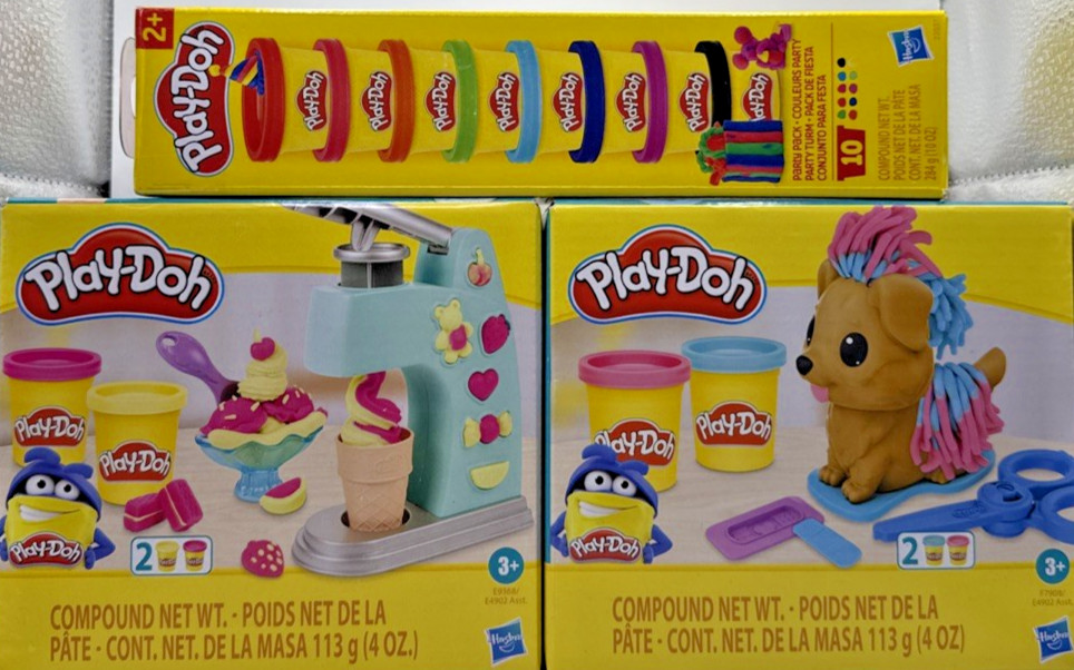 Playdoh Bundle 3 Different Sets