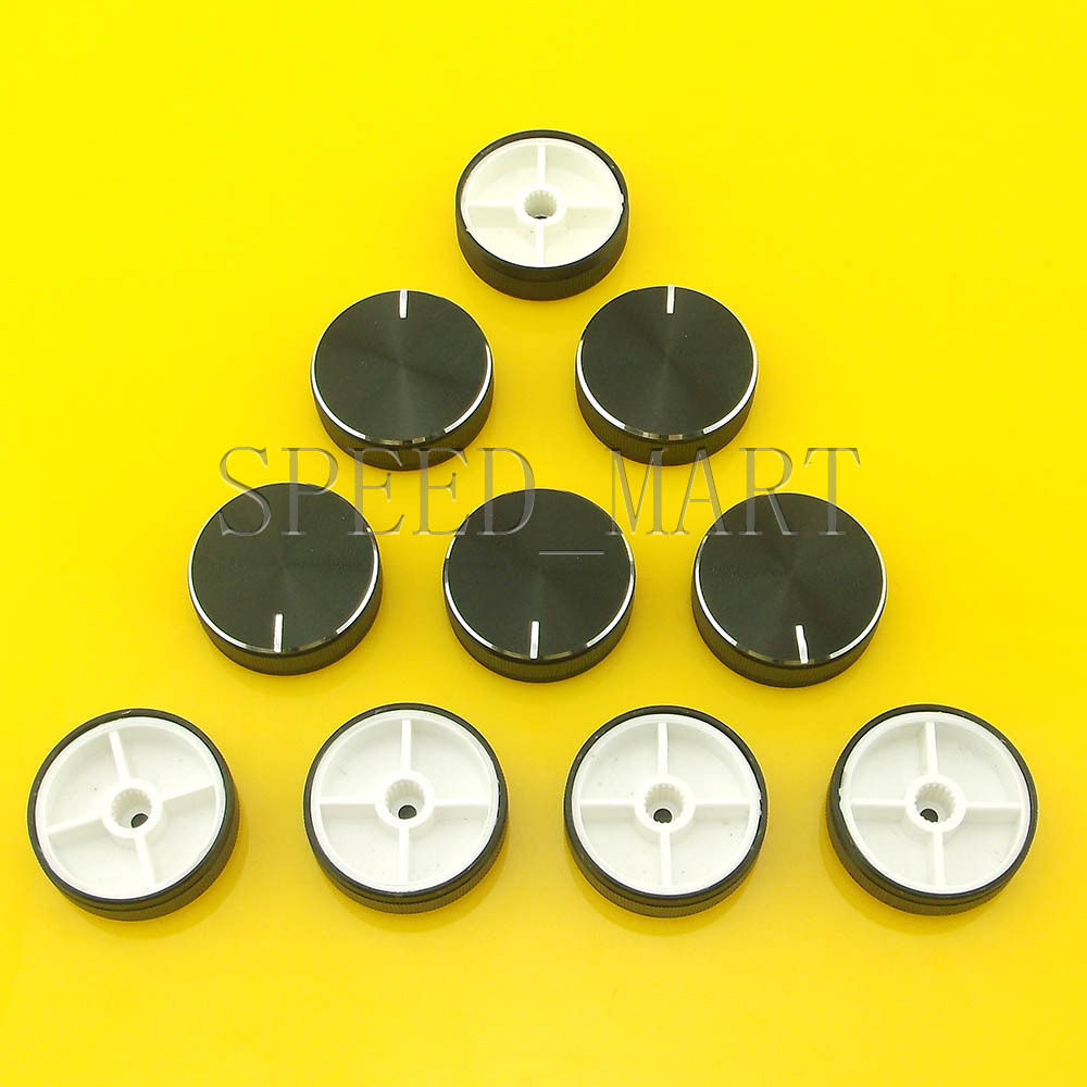 10 X High Quality Precision Knob Cap Rotary Switch Volume Pointer for CD Player