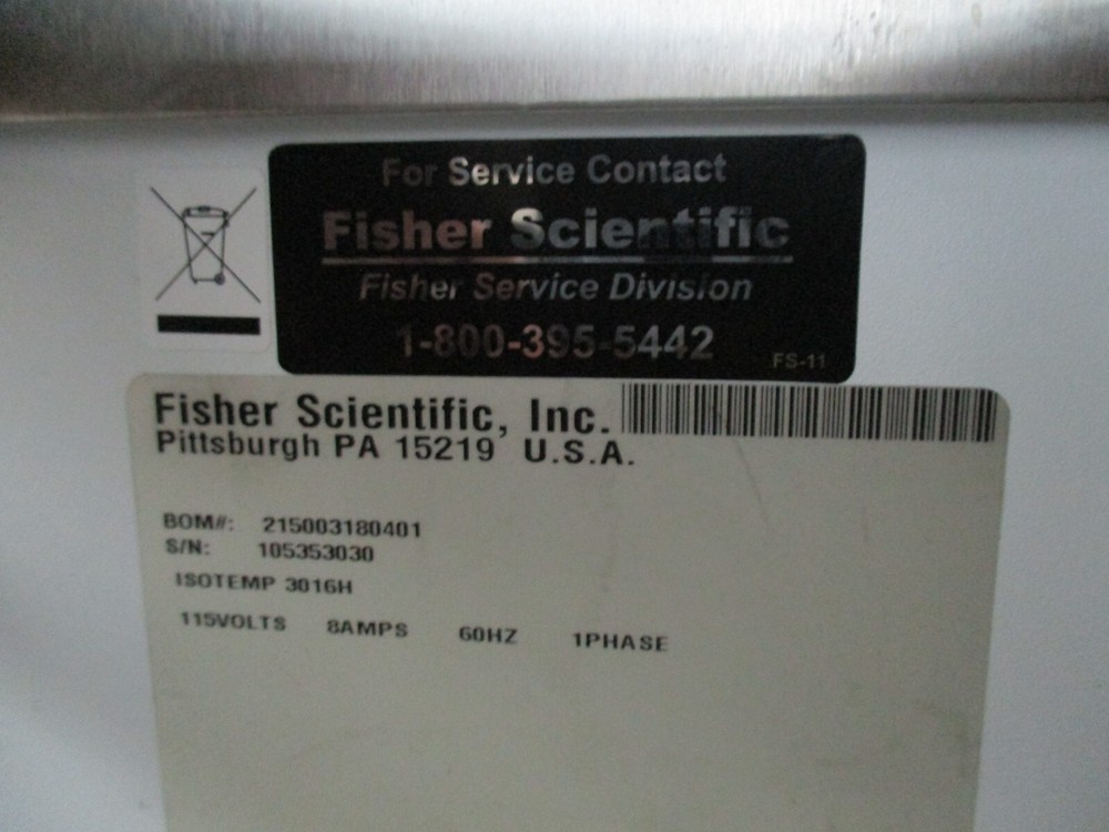Fisher Scientific Isotemp 3016HP