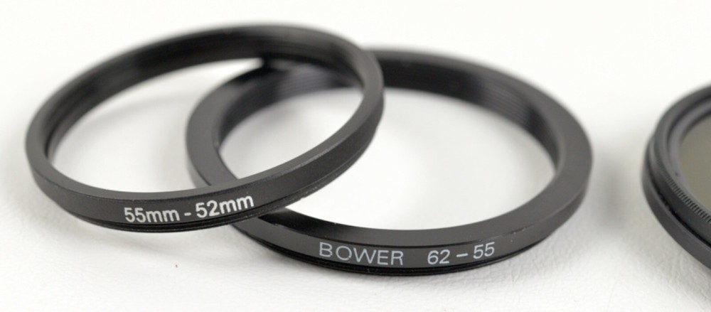 62MM Circular Polarizer & Step-up/down rings