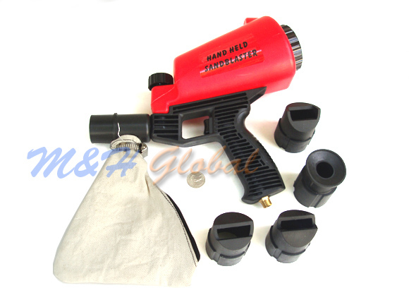 Hand Held Sandblaster Gravity Feeder