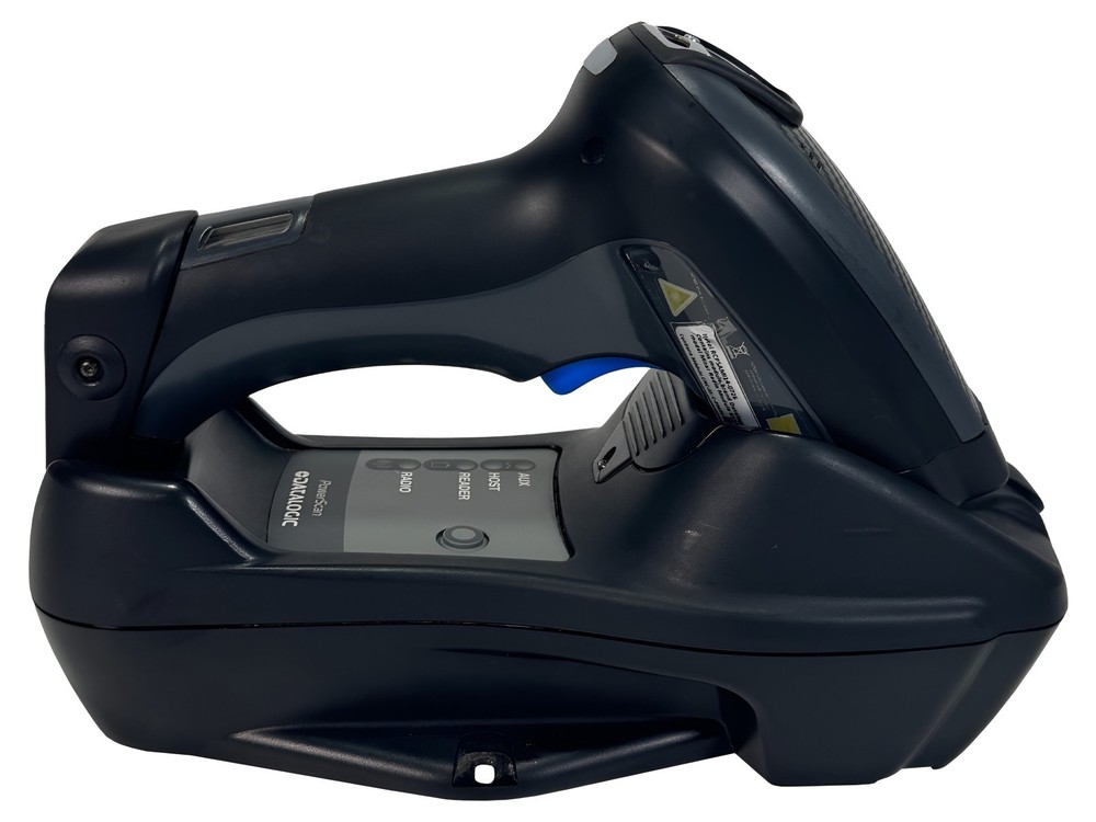 Datalogic POWERSCAN PM9501 Warehouse Radio System Barcode Scanner w/Kit TESTED