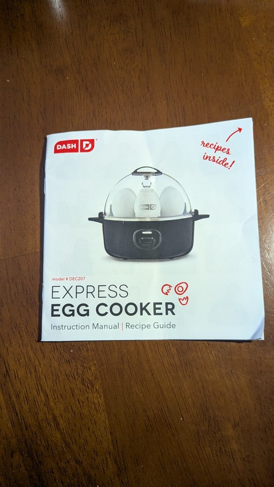 Dash - Express 7 Egg Cooker Model # DEC207 Black - Electric - retractable cord