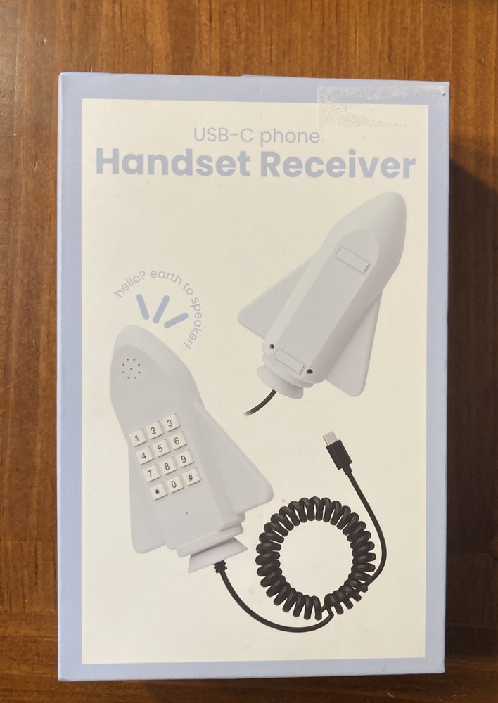 Rocket USB- C Phone Handset Receiver Adapter Cable | NEW DAMAGED BOX