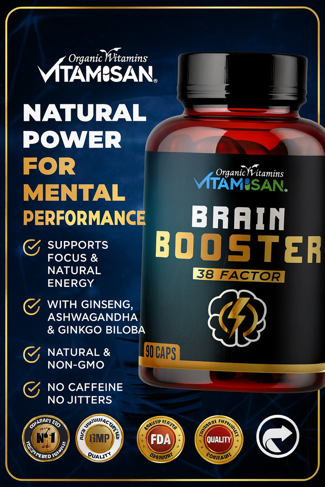 Advanced Brain Focus Memory Support Nootropic Formula for EnergyCognitive Health
