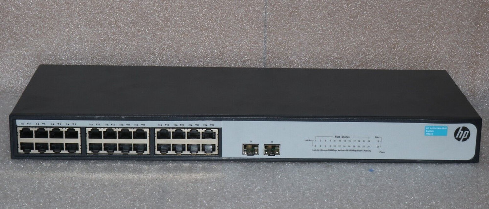 HP 1420-24G-2SFP Switch JH017A, Pre-Owned .