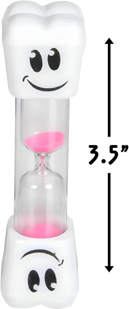 Compact 2-Minute Smile Tooth Sand Timer - Ideal Gift for Entertaining Fun
