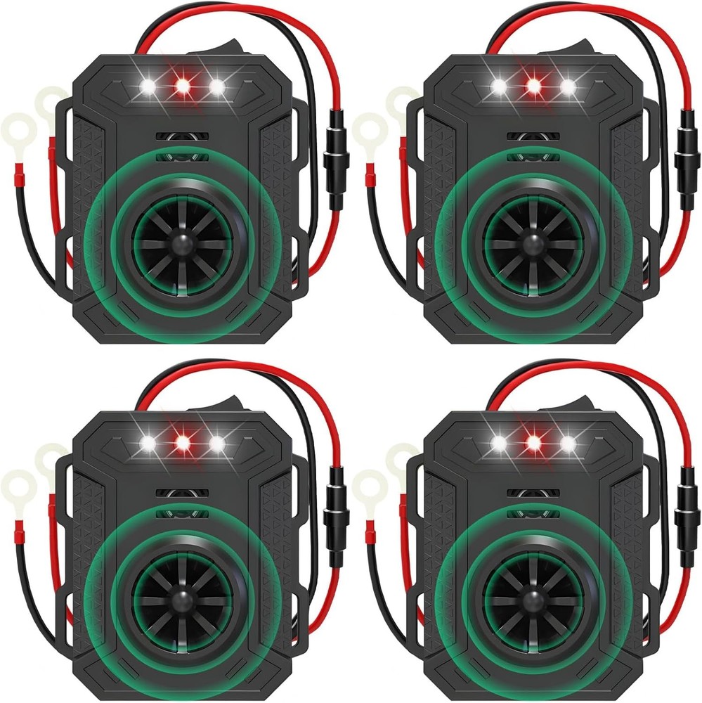 Ultrasonic Car Mouse & Rat Repeller 4 Pack – Safe Engine Protection Device