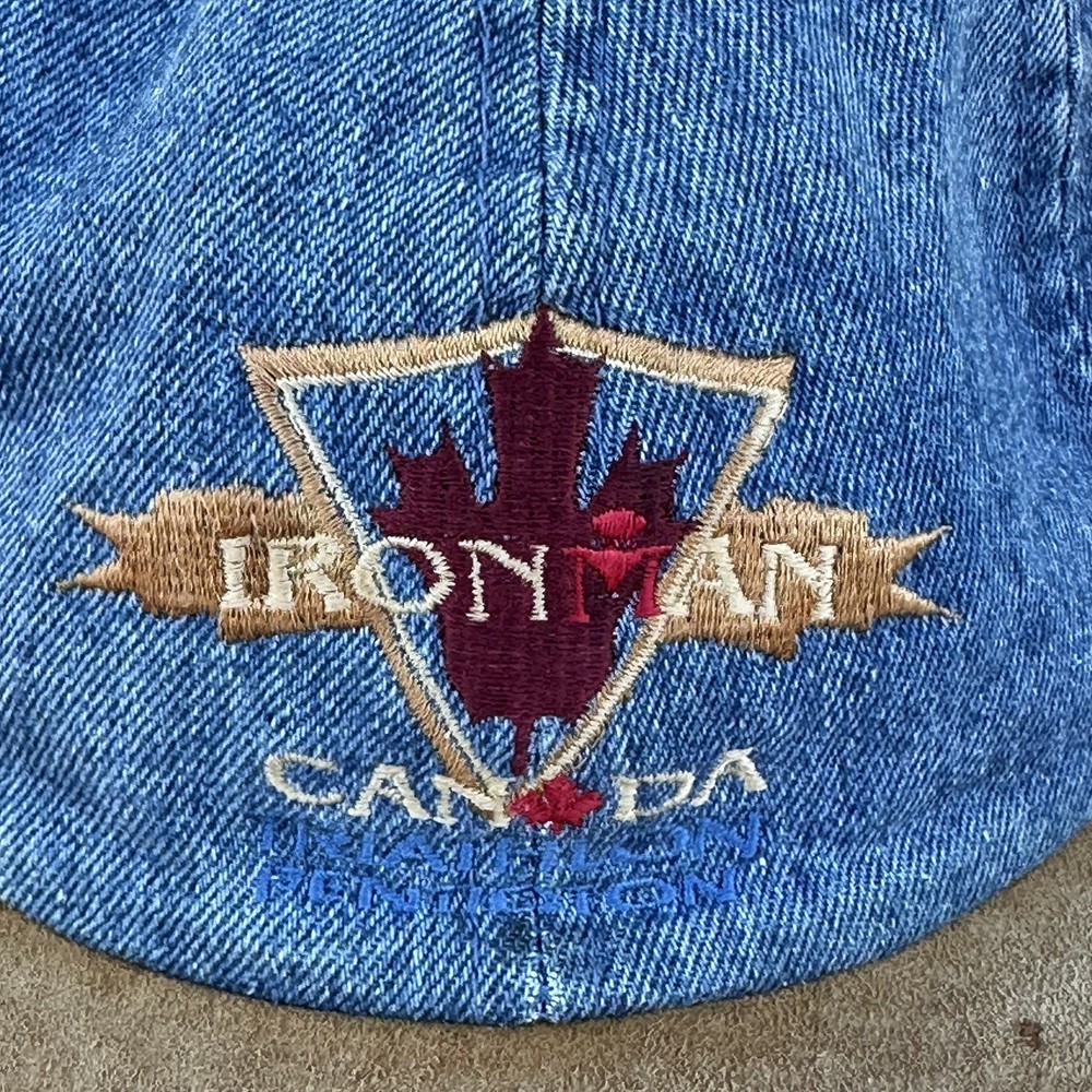 Vintage Ironman Triathlon Canada Snapback Hat, 1994