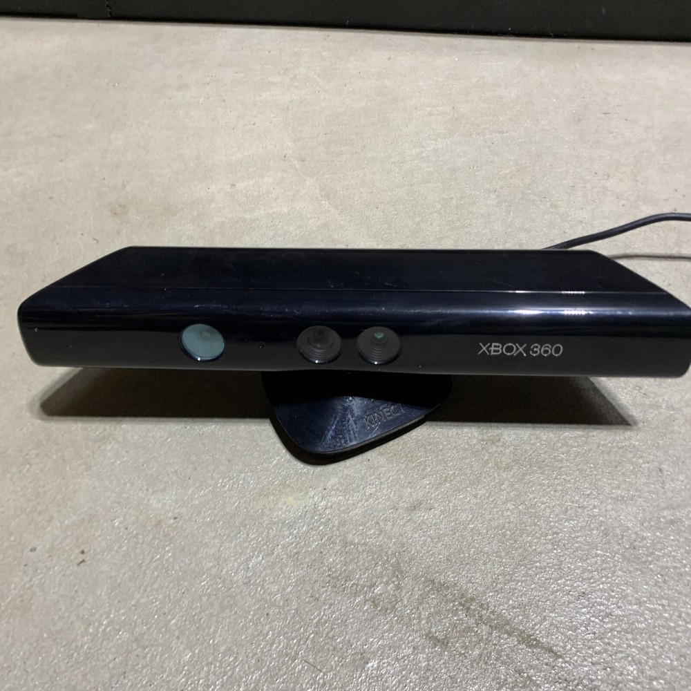 Microsoft Xbox 360 Kinect Sensor Bar Black Gaming 1414
