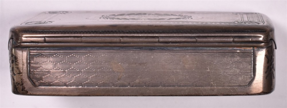 Antique Silver Keepsake Box Trinkets Intricate Engraving