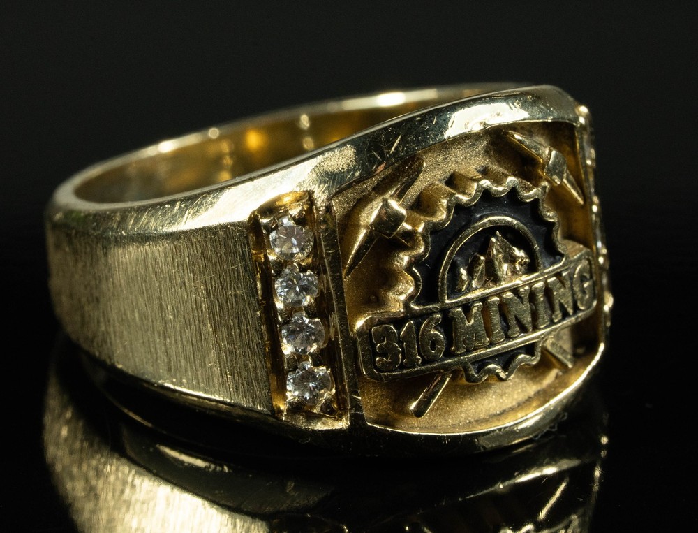 316 Mining Heritage Ring- Solid Gold Collector's Edition
