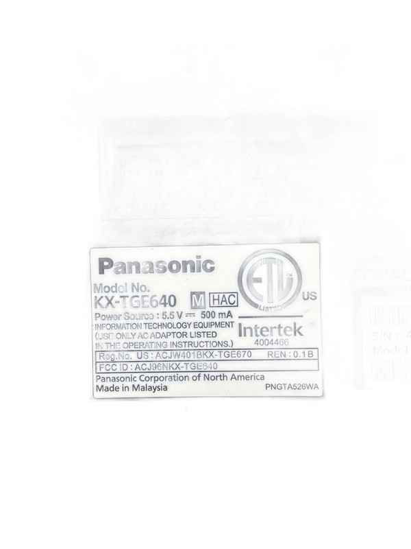 Panasonic 4-Handset Phone System