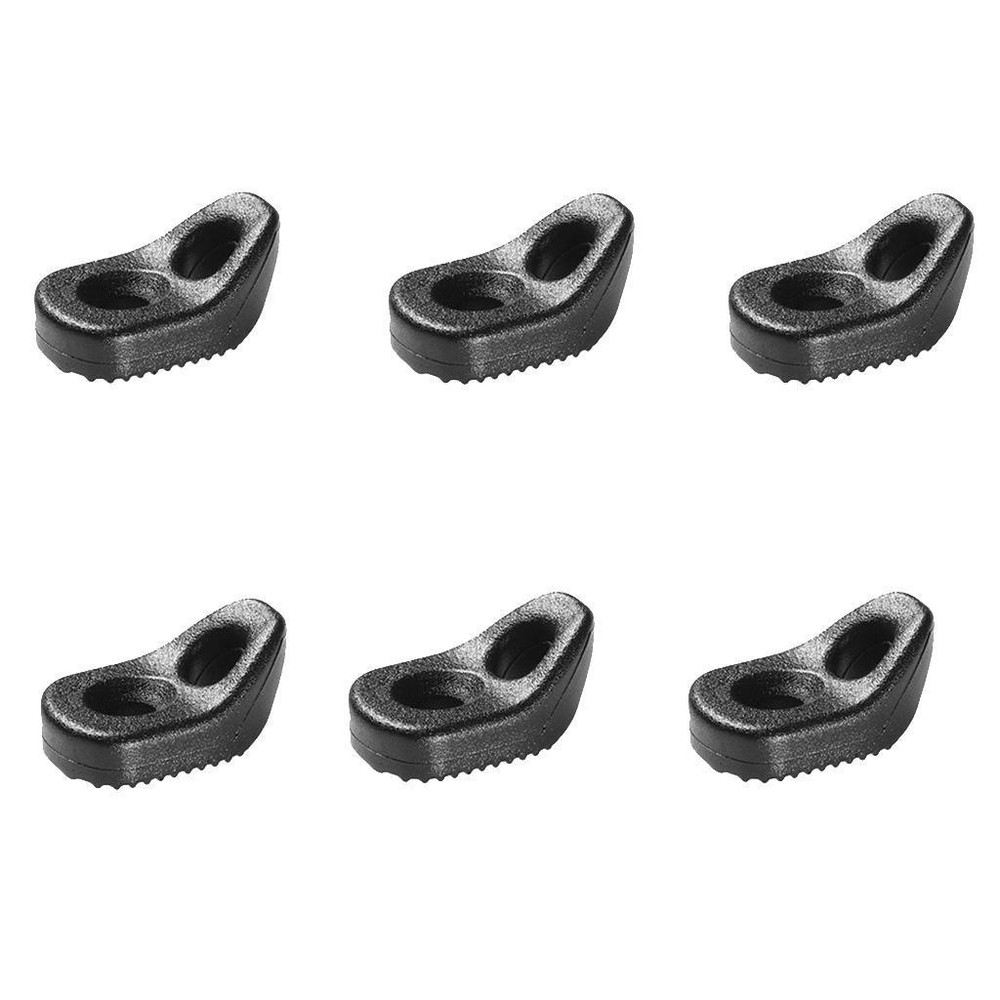 6Pcs Black Kayak D Single Eyelet Tie Down Loop Deck Fitting