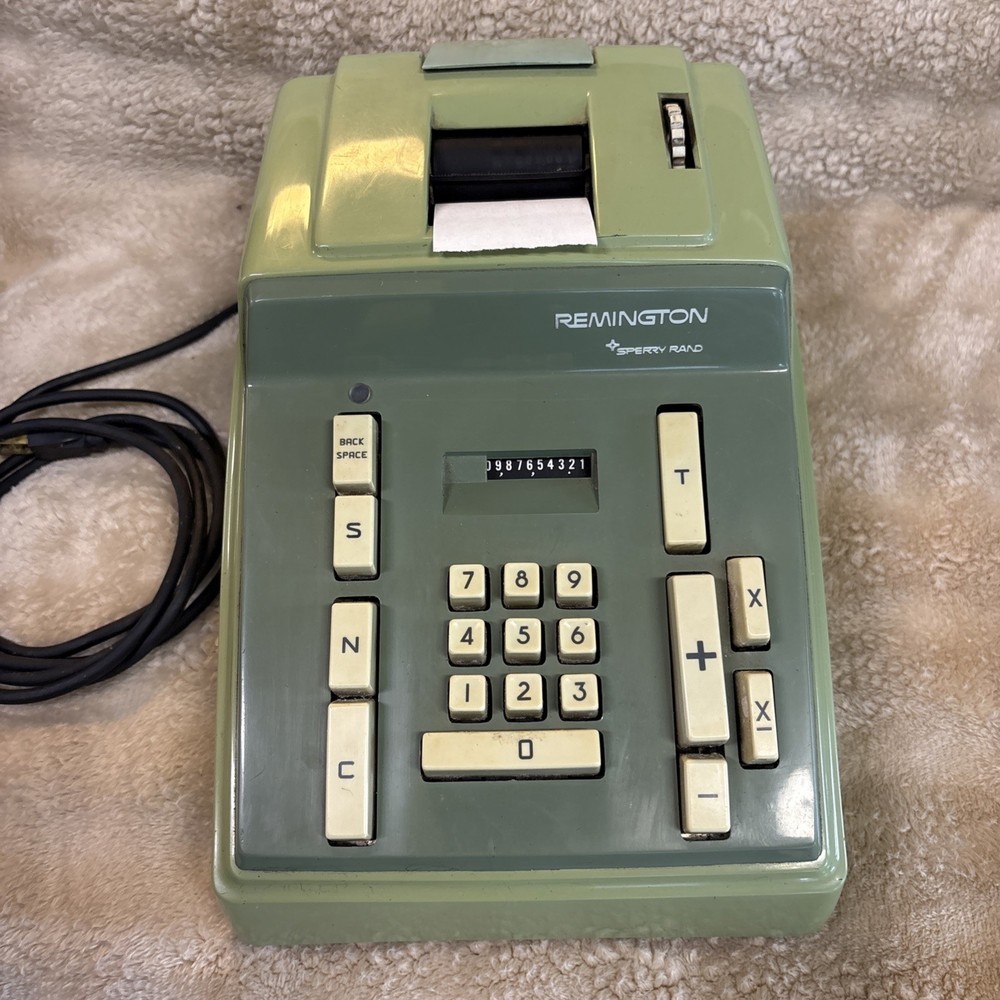 Vintage Remington Sperry Rand Adding Machine Model 41012-10