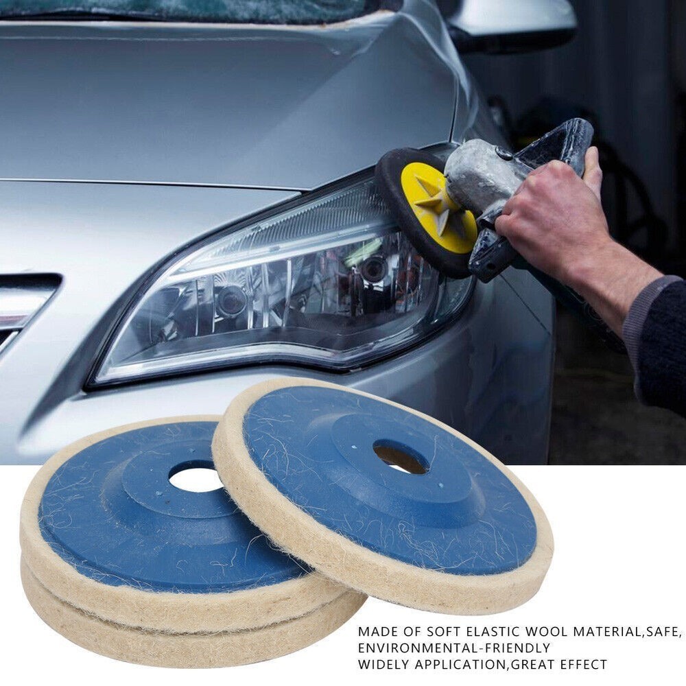 Popular Practical Angled Wool Wheel 4 Inch Wool Polishing Wheel Felt Disc