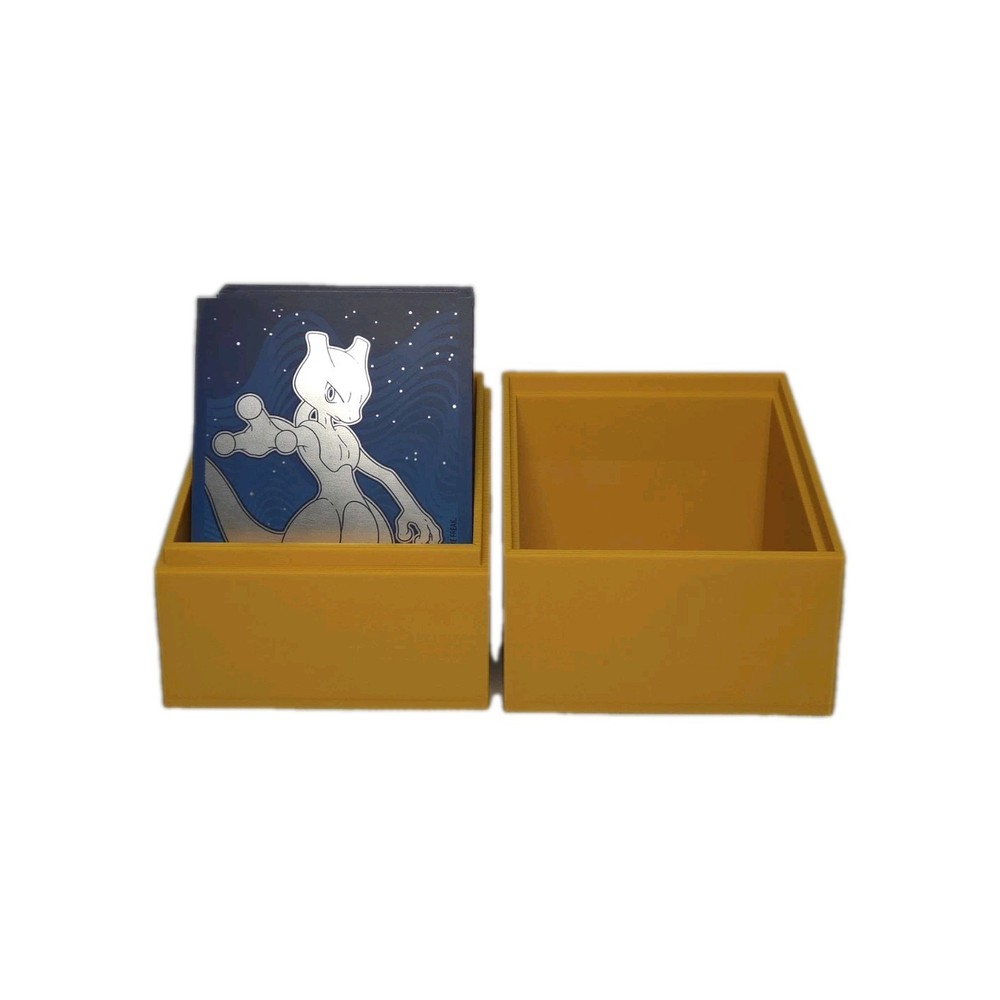 TCG Deck Box 100 Card Capacity - Gold